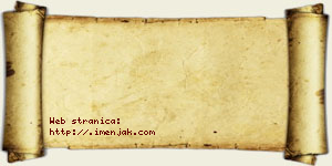 Andjelina Karadžić vizit kartica